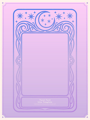 모양 디자인 예술 선 컬러 하늘색 백그라운드 패턴 일러스트 프레임 그래픽 장식 보라색 운세 작업 수정 팬시 창작 타로 타로카드 스타일 아르누보 국내일러스트 AI파일 무늬 생물 미술 파란색 트럼프 파일형식 벡터