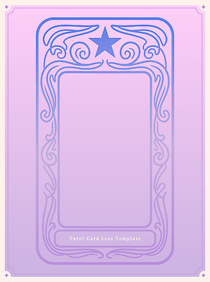 디자인 예술 컬러 일러스트 탁자 아이디어 프레임 장식 보라색 도구 운세 작업 그림 팬시 수공예 창의성 타로 타로카드 스타일 아르누보 국내일러스트 AI파일 가구 컨셉 미술 트럼프 공예 파일형식 벡터