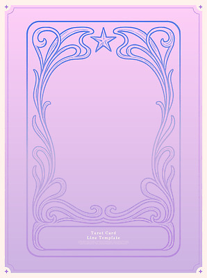 문양 디자인 별 예술 상징 컬러 일러스트 도안 프레임 그래픽 장식 보라색 달 운세 표현 제조 신비 팬시 손뜨개 창작 타로 타로카드 아르누보 국내일러스트 AI파일 자연요소 컨셉 미술 트럼프 파일형식 벡터