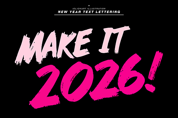 문자 감정 컨셉 관계 새로움 이벤트 연도 출발 파일형식 벡터 2026년 새해 목표 계획 변화 기념일 친구 모임 긍정 희망 새출발 메시지 연말 소통 기회 약속 결심 일러스트 국내일러스트 AI파일 캘리그라피 타이포그라피 병오년