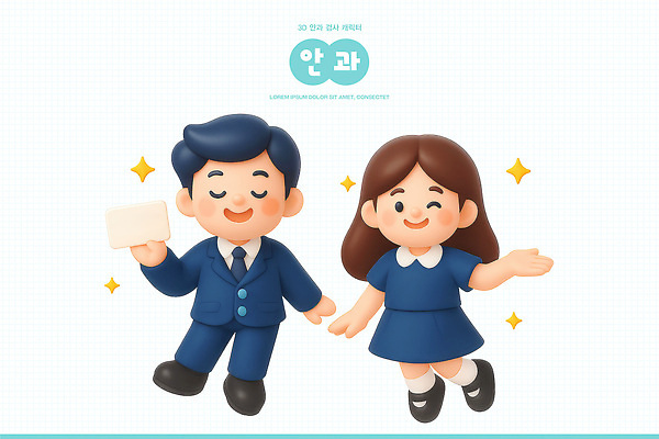 감정 컨셉 관계 표정 병원 사람 신체부위 3D 파일형식 캐릭터 남자 여자 미소 옷 밝은색 함께함 행복 장면 친구 동료 손 아이디어 편집이미지 편집3D PSD 안과