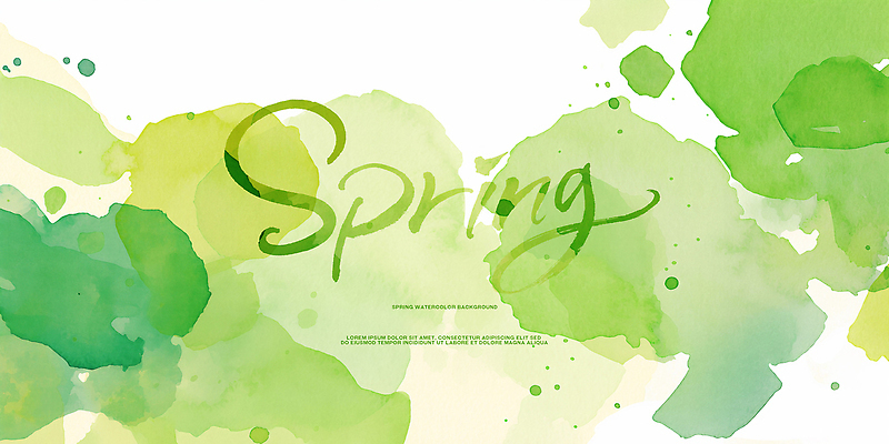 PSD 디자인 예술 컬러 백그라운드 패턴 일러스트 자연 수채화 초록색 물감 봄 표현 예술가 비전 생동감 순간 유화 창작 국내일러스트 계절 무늬 미술 미술도구 생태계 파일형식