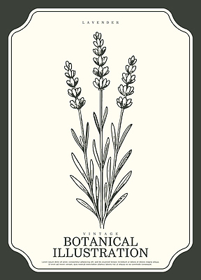 식물 꽃 컨셉 취미 허브 생태계 냄새 파일형식 벡터 라벤더 그림 줄기 자연 원예 디자인 예술 빈티지 향기 잎 AI파일 일러스트 국내일러스트 보테니컬아트