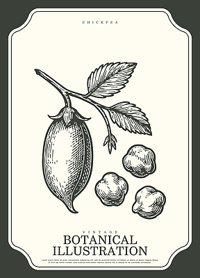 식물 산업 컨셉 농업 콩 도움 생태계 파일형식 벡터 병아리콩 빈티지 씨앗 열매 그림 자연 음식 채소 농사 특징 도안 예술 생명 구출 AI파일 일러스트 국내일러스트 보테니컬아트