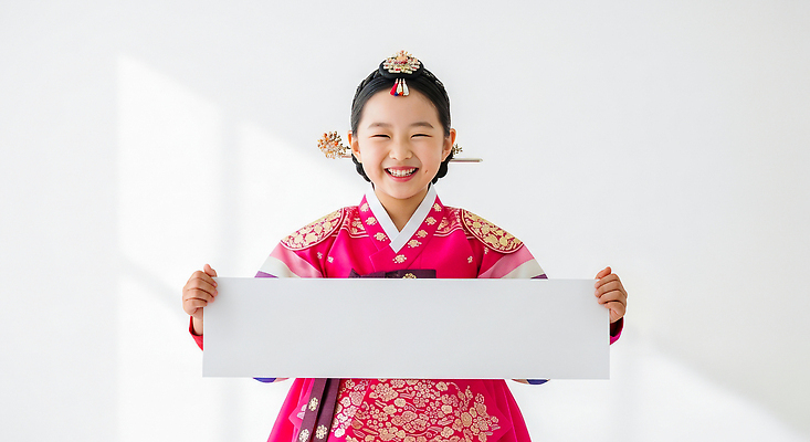 JPG 편집이미지 명절 기념일 문화 어린이 포즈 새해 실내 웃음 이벤트 촬영 축제 깃발 전통의상 한복 오브젝트 의료성형뷰티 편집실사 한국전통 전통 표정 사람 내부 CG 파일형식