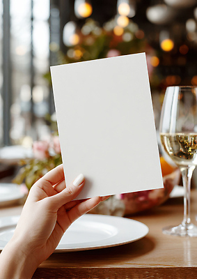 식기 가구 주류 내부 신체부위 식당 감각 야간 CG 파일형식 AI포토 레스토랑 손 종이 음식 와인 잔 탁자 실내 편안함 준비 저녁 사람 식사 편집이미지 편집실사 JPG 카드 AI인물포토 AI콘텐츠