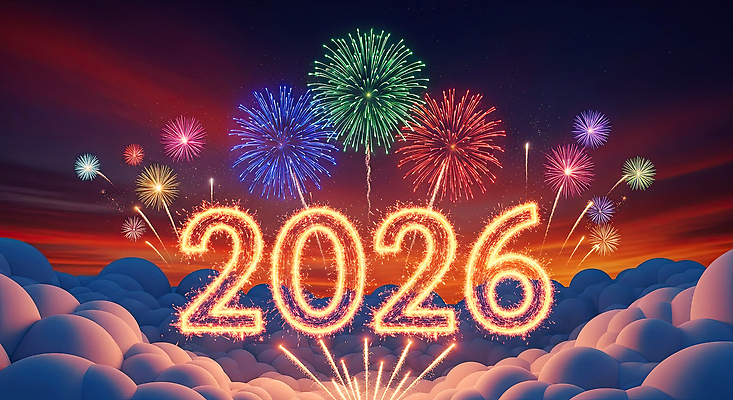 감정 다수 놀이 사람 이벤트 야간 연도 파일형식 2026년 새해 불꽃놀이 하늘 컬러 저녁 축제 기념일 전통 여러명 즐거움 연말 희망 시간 조명 장식 일러스트 국내일러스트 JPG 병오년