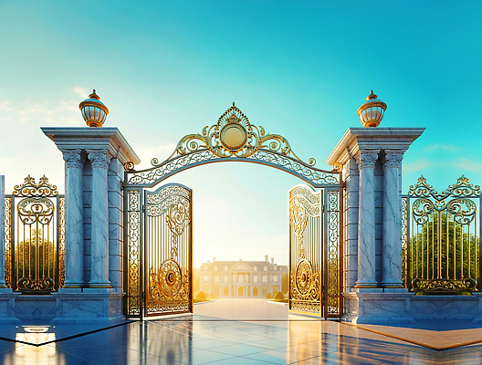 JPG 나무 편집이미지 외관 감정 하늘 날씨 조명 풍경 잔디 건물 문 오픈 화려 고급 정문 편집실사 식물 건축물 컨셉 CG 파일형식