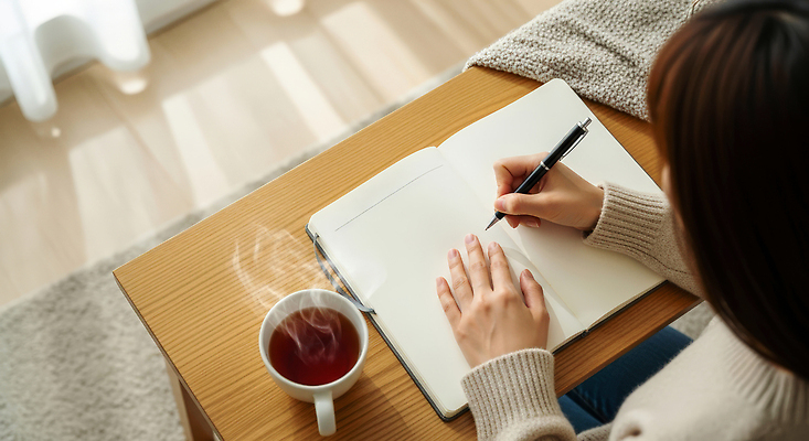 가구 컨셉 모션 문구용품 사람 건물 신체부위 감각 해조류 CG 파일형식 여자 주택 일기 공책 탁자 주말 손 기록 편안함 김 앉기 작업 집중 순간 편집실사 편집이미지 JPG 목표 계획 의료성형뷰티