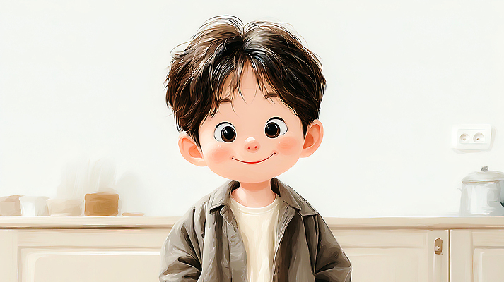 JPG 손 감정 어린이 백그라운드 일러스트 가족 모션 놀이 짧은머리 주택 표정 사랑 요리 미소 웃음 소년 일상 생활 주방 장면 국내일러스트 AI일러스트 AI콘텐츠 헤어스타일 남자 관계 사람 건물 라이프 신체부위 파일형식