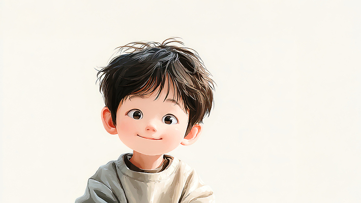 JPG 캐릭터 행복 어린이 일러스트 짧은머리 표정 미소 웃음 앉기 소년 귀여움 그림 국내일러스트 AI일러스트 AI콘텐츠 헤어스타일 남자 감정 컨셉 모션 사람 파일형식