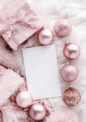 JPG 편집이미지 분홍색 백그라운드 크리스마스 공 선물 장식 휴일 구매 섬유 소프트 연말 오너먼트 편집실사 AI포토 AI콘텐츠 기념일 컬러 크리스마스장식 쇼핑 직물 CG 파일형식