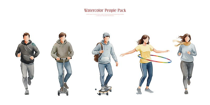 PSD 패션 스포츠 일러스트 모션 수채화 거리 사람 취미 친구 달리기 운동 자유 스쿠터 도시 시간 스케이트보드 그룹 즐거움 외출 그림 줄넘기 국내일러스트 감정 컨셉 관계 건강 오토바이 보드_스포츠 파일형식