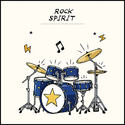 디자인 문화 예술 악기 음악 컬러 일러스트 공책 소리 공연 번개 드럼 재즈 락 록 드러머 리듬 비트 창작 국내일러스트 AI파일 채소 날씨 문화예술 문구용품 타악기 이벤트 로큰롤 파일형식 벡터