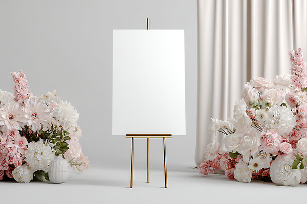 JPG 편집이미지 디자인 꽃 예술 꽃다발 백그라운드 회의 이벤트 장식 촬영 흰색 스탠드 커튼 작품 캔버스 장면 목업 편집실사 식물 컬러 비즈니스 조명 미술 CG 파일형식