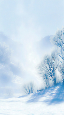 JPG 나무 식물 겨울 일러스트 자연현상 자연 하늘 날씨 산 풍경 환경 얼음 고요 안개 흰색 차가움 숲 온도 국내일러스트 AI일러스트 AI콘텐츠 자연요소 계절 컬러 생태계 파일형식