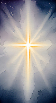 JPG 종교 예술 상징 컬러 십자가 일러스트 하늘 추상 빛 믿음 희망 공간 기도 표현 그림 작품 신성 조화 영감 국내일러스트 AI일러스트 AI콘텐츠 감정 무늬 미술 파일형식