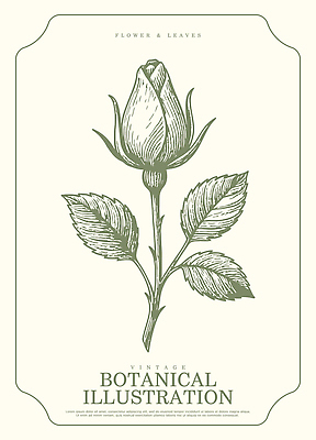 식물 디자인 꽃 예술 잎 일러스트 자연 장미 빈티지 그림 꽃그림 뷰티풀 국내일러스트 AI파일 컨셉 생태계 파일형식 벡터