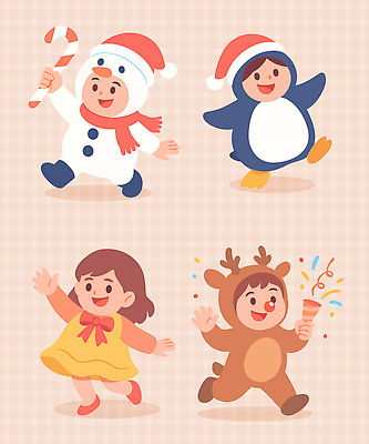 기념일 감정 조류 표정 사람 이벤트 맛 파일형식 벡터 크리스마스 눈사람 펭귄 순록 즐거움 장난감 잔치 축제 거리 옷 어린이 캐릭터 웃음 달콤 장식 파티 일러스트 국내일러스트 AI파일
