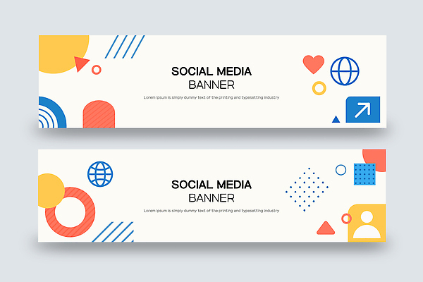 모양 도형 템플릿 디자인 배너 배너템플릿 컬러 텍스트 그래픽 현수막 표현 구출 선택 알림 기하학 마케팅 소셜미디어 창의성 스타일 사용자 AI파일 컨셉 무늬 도움 파일형식 벡터