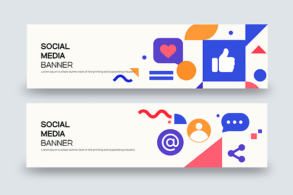 도형 템플릿 디자인 배너 배너템플릿 컬러 비즈니스 커뮤니케이션 그래픽 정보 현수막 플랫폼 알림 온라인 마케팅 소셜미디어 콘텐츠 AI파일 교통시설 파일형식 벡터