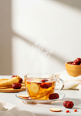 JPG 편집이미지 음료 재료 탁자 아침 디저트 따뜻함 건강 일상 과자 주방 수증기 대추 생강 한방차 편집실사 AI컴퓨터그래픽 AI콘텐츠 주간 음식 가구 채소 라이프 차_음료 전통차 CG 파일형식