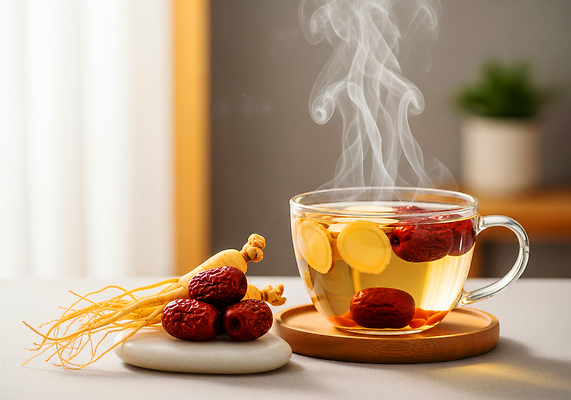 JPG 편집이미지 음료 재료 탁자 잔 건강 생활 발코니 연기 수증기 대추 따뜻한음료 천궁 한방차 편집실사 AI컴퓨터그래픽 AI콘텐츠 식기 가구 차_음료 전통차 CG 파일형식