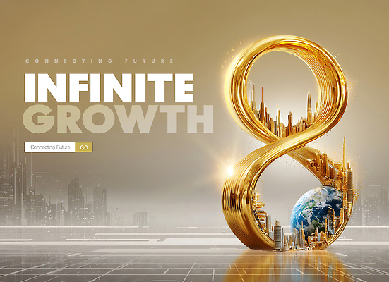 PSD 편집이미지 디자인 지구 상징 미래 기술 풍경 금색 성장 도시 발전 연결 모던 비전 창의성 이미지편집 컬러 컨셉 파일형식