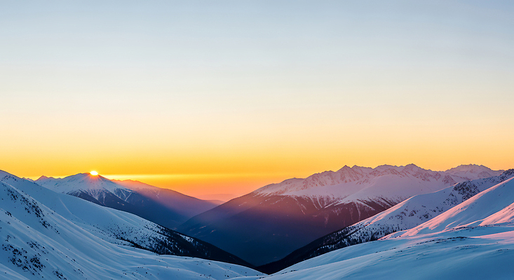 자연요소 계절 컬러 노을 CG 생태계 파일형식 산 태양 일몰 하늘 주황색 파란색 풍경 겨울 자연 일출 날씨 JPG 편집실사 편집이미지