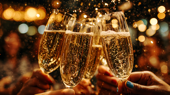 JPG 편집이미지 행복 음료 잔 기념 이벤트 여러명 반짝임 파티 축제 기쁨 모임 축하 동료 즐거움 스파클링와인 이미지편집 AI컴퓨터그래픽 AI콘텐츠 식기 감정 다수 컨셉 관계 모션 주류 사람 탄산 파일형식