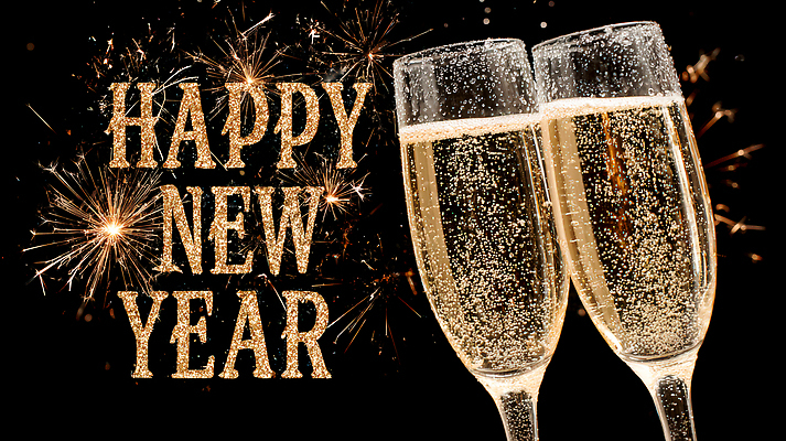 JPG 편집이미지 기념일 음료 가족 잔 새해 불꽃놀이 이벤트 성인 친구 파티 기쁨 축하 샴페인 순간 스파클링와인 흥미 2026년 이미지편집 AI컴퓨터그래픽 AI콘텐츠 식기 감정 컨셉 관계 놀이 주류 사람 연도 탄산 파일형식