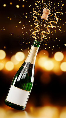 JPG 편집이미지 기념일 음료 날리기 잔 반짝임 파티 축하 샴페인 즐거움 건배 코르크 풍선 스파클링와인 이미지편집 AI컴퓨터그래픽 AI콘텐츠 식기 감정 컨셉 모션 주류 이벤트 탄산 파일형식