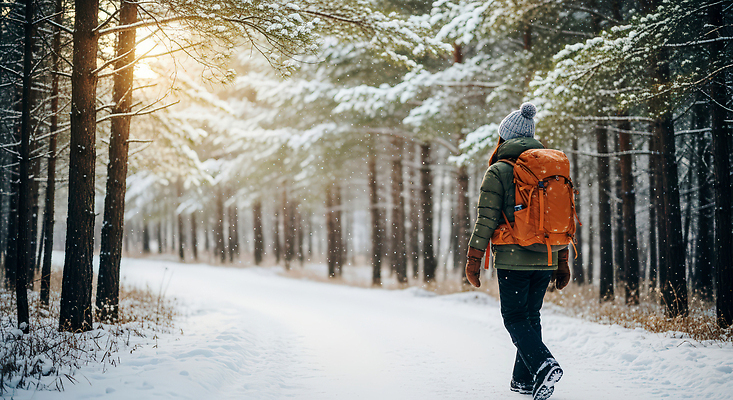 JPG 나무 편집이미지 길 여행 겨울 배낭 자연 사람 풍경 야외 걷기 일출 산책 하이킹 숲 의료성형뷰티 편집실사 AI인물포토 AI콘텐츠 식물 계절 가방 모션 레저 휴식 노을 CG 생태계 파일형식 AI포토