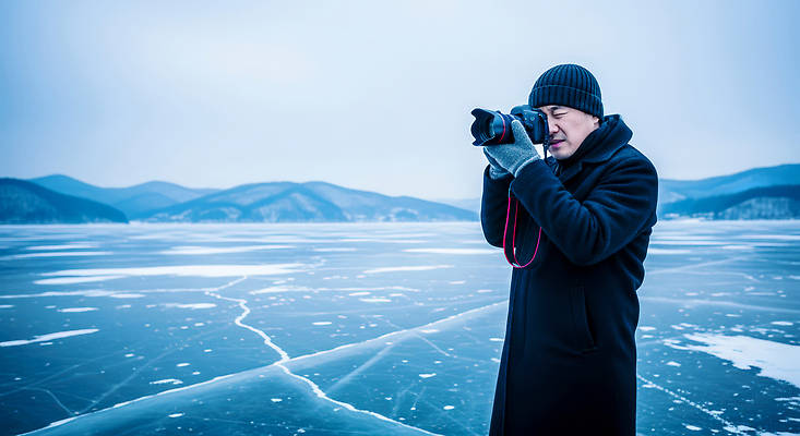 JPG 편집이미지 남자 호수 겨울 모션 자연 산 풍경 야외 카메라 얼음 촬영 차가움 드론 찍기 의료성형뷰티 편집실사 AI인물포토 AI콘텐츠 자연요소 계절 사람 전자제품 CG 생태계 파일형식 AI포토