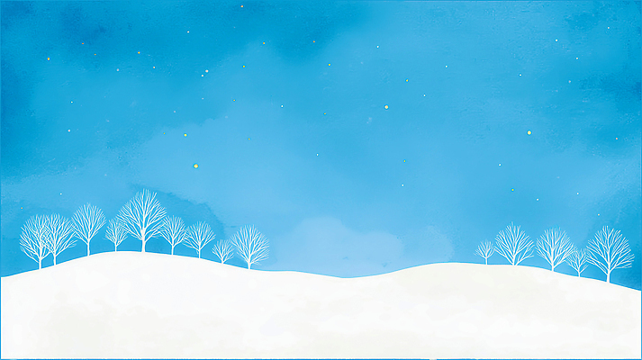 JPG 나무 별 컬러 하늘색 겨울 일러스트 자연 하늘 날씨 풍경 반짝임 조용 풍경화 흰눈 겨울풍경 국내일러스트 AI일러스트 AI콘텐츠 자연요소 식물 계절 모션 눈_날씨 파란색 그림 생태계 파일형식