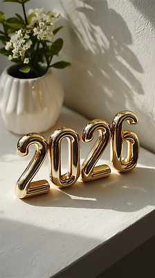 편집이미지 문자 디자인 컬러 가구 창문 실내 건물 라이프 연도 생태계 파일형식 2026년 숫자 금색 창가 식물 화분 일상 집안 인테리어 오브젝트 장식 탁자 주택 공간 자연 JPG 타이포그라피 새해 병오년 이미지편집