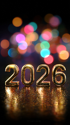 편집이미지 문자 컨셉 모션 이벤트 연도 파일형식 2026년 숫자 빛 백그라운드 컬러 반짝임 새해 연말 장식 축하 파티 분위기 기념일 축제 JPG 타이포그라피 병오년 이미지편집