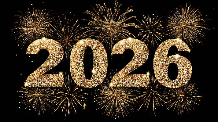 편집이미지 문자 감정 다수 컨셉 모션 놀이 하늘 표정 사람 야간 연도 파일형식 2026년 새해 불꽃놀이 숫자 기념 반짝임 축제 밤하늘 축하 이벤트 연말 여러명 즐거움 웃음 JPG 타이포그라피 병오년 이미지편집