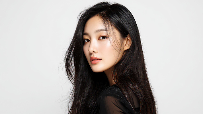 JPG 편집이미지 긴머리 여자 패션 얼굴 포즈 미소 빛 카메라 촬영 분위기 헤어관리 의료성형뷰티 스타일 편집실사 AI인물포토 AI콘텐츠 헤어스타일 컨셉 표정 사람 신체부위 전자제품 뷰티 CG 파일형식 AI포토