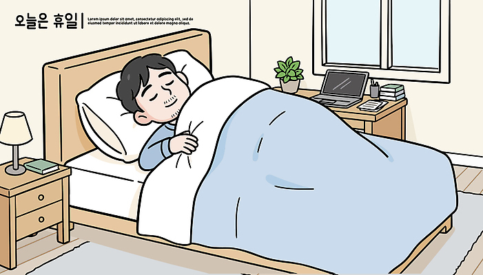 남자 일러스트 창문 휴식 주택 일상 컴퓨터 소파 독서 공간 침실 방 마음 침대 휴일 편안함 책상 주말 일어나기 국내일러스트 AI파일 가구 컨셉 의자 모션 사람 건물 라이프 전자제품 감각 파일형식 벡터