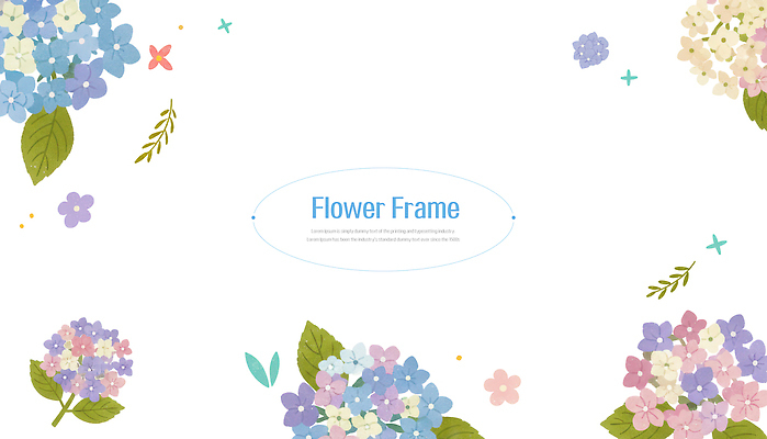 PSD 식물 디자인 꽃 예술 컬러 여행 백그라운드 일러스트 자연 수채화 프레임 장식 여름 봄 다양 분위기 공예 창작 국내일러스트 계절 다수 컨셉 취미 생태계 파일형식