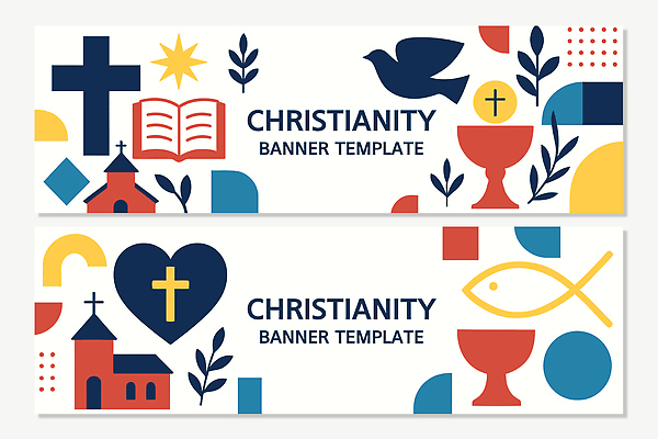 도형 템플릿 디자인 배너 배너템플릿 기독교 종교 상징 컬러 십자가 어류 그래픽 컵 교회 성경 심장 발표 기독교인 비둘기 예배 AI파일 식기 종교용품 종교건축 조류 건물 수중동물 장기_의학 파일형식 벡터