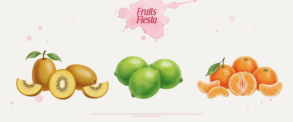 PSD 음식 컬러 과일 일러스트 재료 자연 아침 디저트 귤 건강 키위 요리 여름 신선 라임 비타민 국내일러스트 주간 계절 생태계 영양소 파일형식