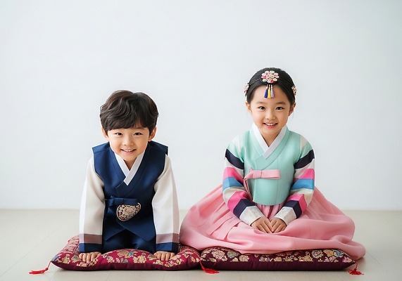 한국전통 여자 남자 아시아 어린이 표정 사람 이벤트 전통의상 CG 파일형식 한복 전통 한국 문화 세트 미소 컬러 소년 소녀 바닥 기념일 패션 JPG 편집실사 편집이미지 의료성형뷰티 새해