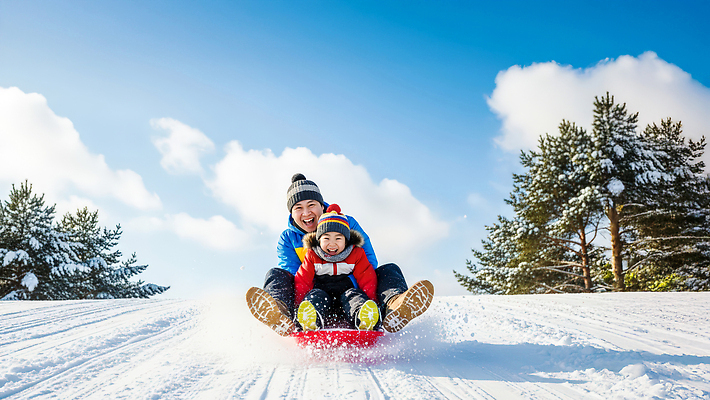 JPG 편집이미지 어린이 스포츠 겨울 가족 모션 놀이 하늘 웃음 아빠 언덕 즐거움 썰매 동산 의료성형뷰티 편집실사 AI인물포토 AI콘텐츠 계절 감정 관계 표정 사람 CG 파일형식 AI포토