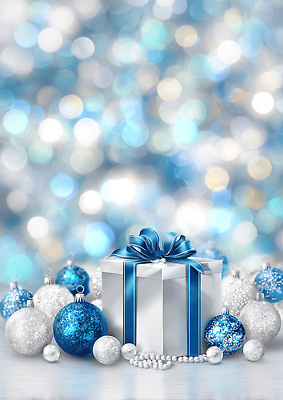 편집이미지 기념일 컬러 크리스마스장식 겨울 모션 이벤트 축제 파일형식 선물 상자 장식 공간 파란색 흰색 구슬 크리스마스 세트 반짝임 파티 중앙 JPG 겨울축제 오너먼트 이미지편집