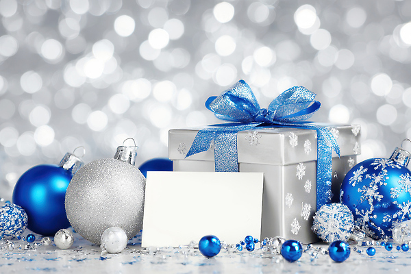 편집이미지 기념일 컬러 크리스마스장식 겨울 모션 이벤트 축제 파일형식 선물 리본 장식 반짝임 파란색 은색 백그라운드 크리스마스 연말 포장 파티 JPG 겨울축제 오너먼트 이미지편집