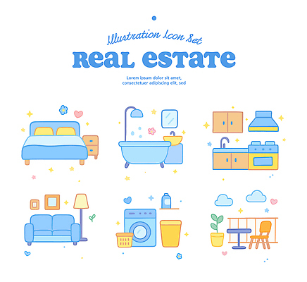 디자인 가구 의자 탁자 실내 재산 오브젝트 파일형식 벡터 부동산 침대 욕조 주방 소파 식탁 가전제품 포트 그림 집안 생활 생필품 인테리어 AI파일 일러스트 국내일러스트