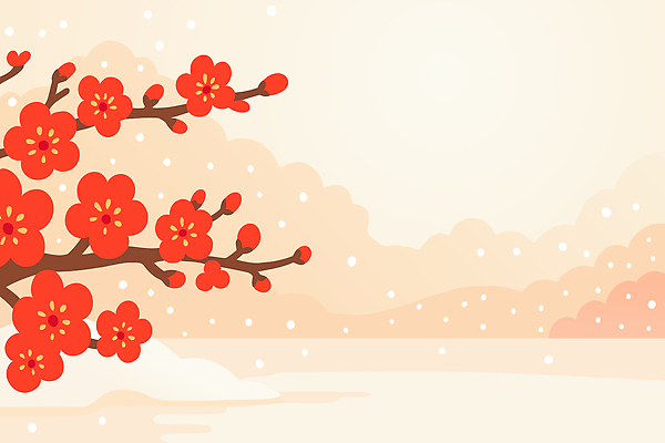 나무 계절 꽃 컬러 백그라운드 겨울 일러스트 자연 생명 가지 바람 풍경 물 햇빛 봄 공간 성장 조화 뷰티풀 겨울배경 국내일러스트 AI파일 자연요소 식물 채소 날씨 태양 생태계 파일형식 벡터