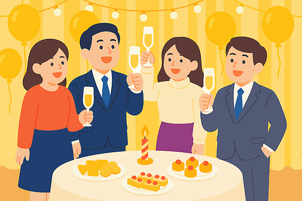 식기 감정 가구 컨셉 초 관계 표정 말하기 이벤트 내부 파일형식 벡터 잔 축하 모임 사람 풍선 음식 탁자 촛불 실내 파티 행복 친구 대화 즐거움 기념일 환대 음료 웃음 국내일러스트 일러스트 AI파일 연말 기념